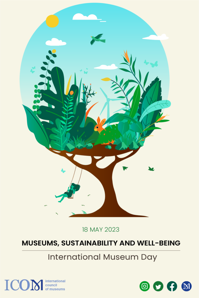 IMD 2023 Poster: Museums, Sustainability and Well-being